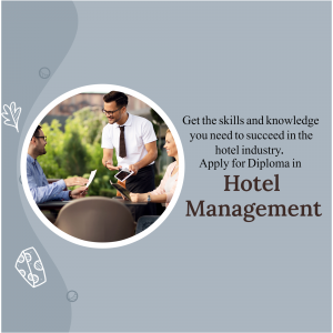 Hotel Management Course promotional post