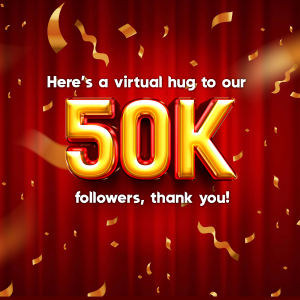 50K facebook ad banner