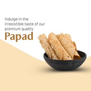 Papad promotional poster