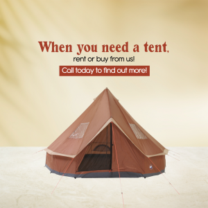 Tent post