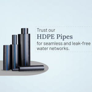 HDPE Pipe promotional poster