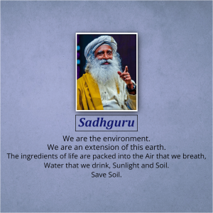 Sadhguru Instagram flyer