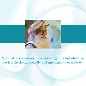 Sadhguru marketing poster