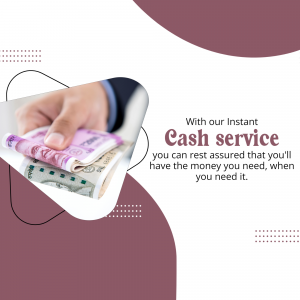 Instant Cash promotional poster