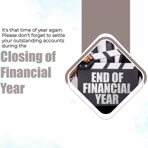 Closing Year marketing flyer