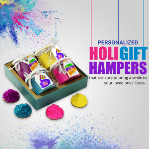 Holi Gift poster Maker