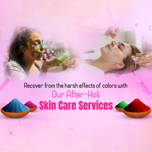 Before & After Skin Care marketing flyer