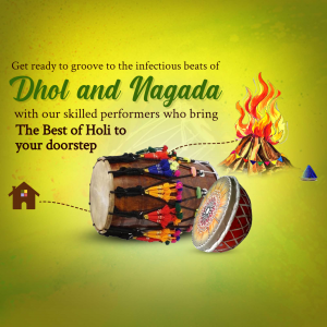 Dhol Nagada facebook ad banner