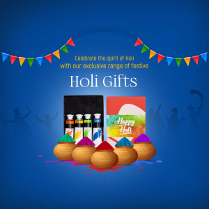 Holi Gift illustration