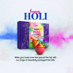 Holi Gift template