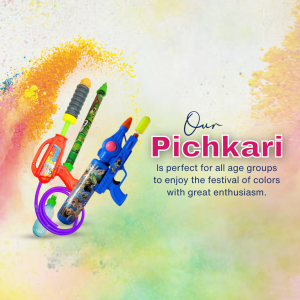 Pichkari poster Maker