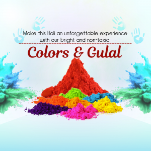 Color & Gulal facebook ad banner