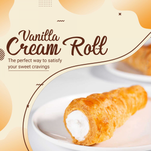 Cream Roll business banner