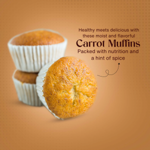 Muffins promotional template