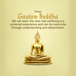 Gautam Buddha Instagram flyer