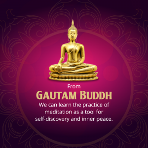 Gautam Buddha ad post