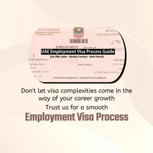 Employment visa business flyer