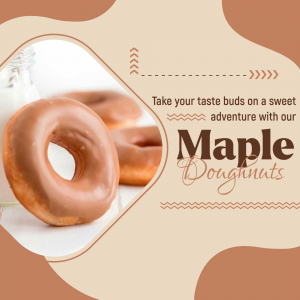 Doughnut promotional poster