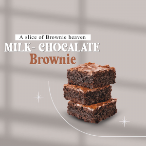 Brownies promotional template