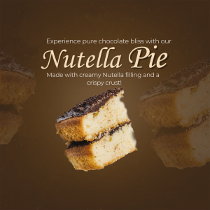 Pie promotional template
