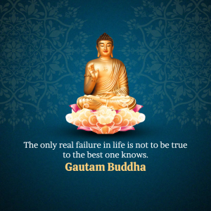 Gautam Buddha creative image