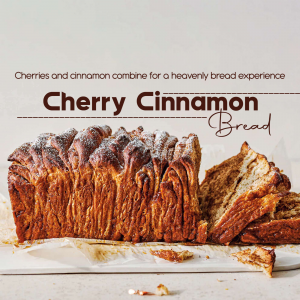 Cinnamon bread promotional poster