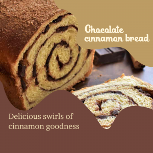 Cinnamon bread promotional post