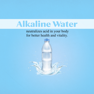 Alkaline Water instagram post