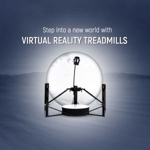 Virtual reality and augmented reality devices promotional template