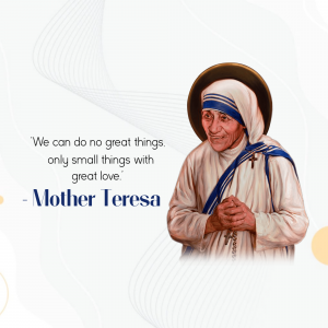 Mother Teresa facebook banner