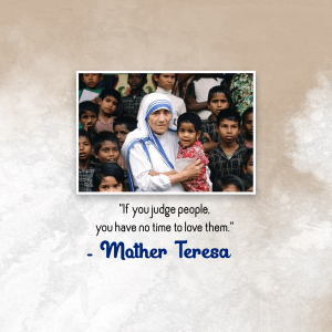 Mother Teresa flyer