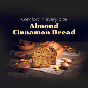 Cinnamon bread business banner