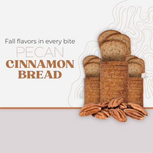 Cinnamon bread business flyer