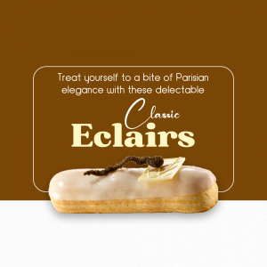 Eclairs promotional post