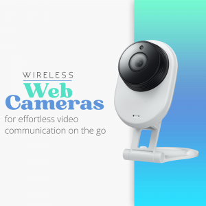 Webcam marketing poster