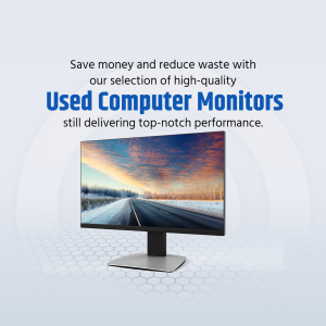 Computer Monitors promotional template