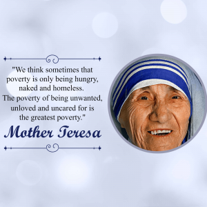 Mother Teresa Instagram banner