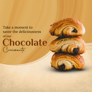 Croissants business banner