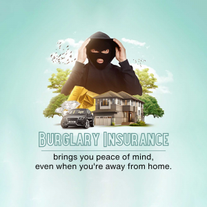 Burglary insurance promotional post