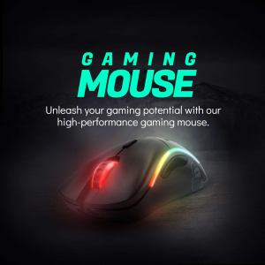 Computer Mouse promotional template