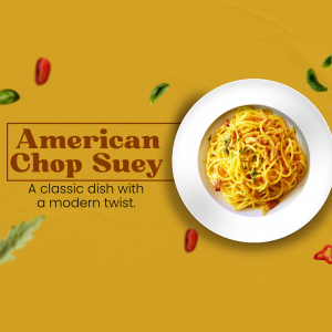 American Cuisine business flyer