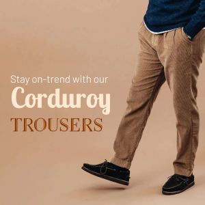 Men Casual Trousers facebook ad