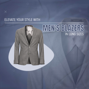 Men Blazers & Coats promotional template