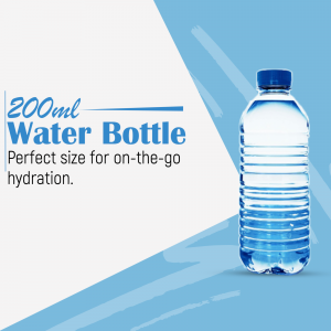 Water Bottle Supplier promotional template