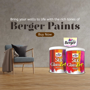 Berger Paints marketing post