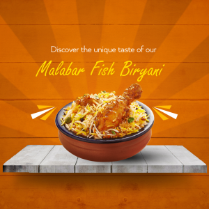 Biryani promotional post