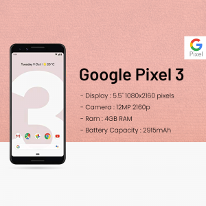 Google Pixel business flyer