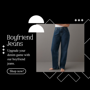 Women Jeans business flyer
