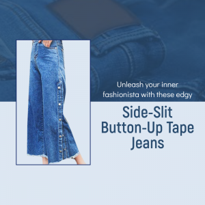 Women Jeans promotional template