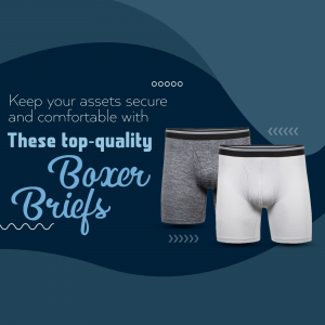 Men Briefs & Trunks business banner